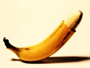 banana simbolizira povećani penis